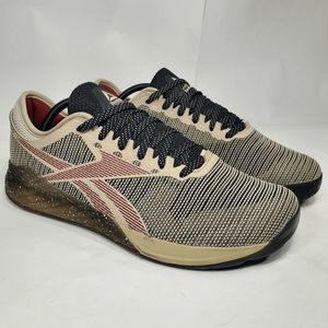 Reebok Men's Nano 9 Cross Trainer FV5910 LIGHT SAND/BLACK/WHITE SIZE 12